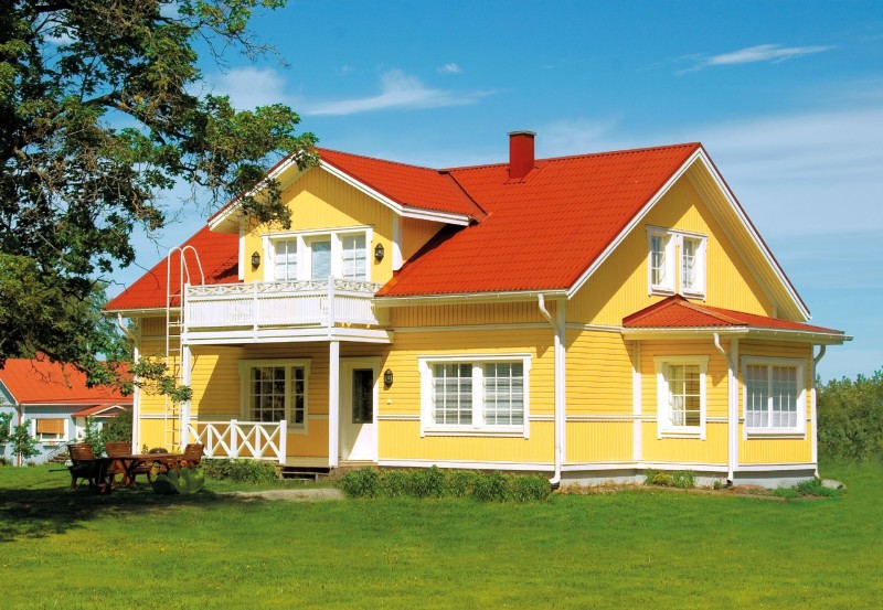 Краска для деревянного дома Villa Akva, оттенок U105     